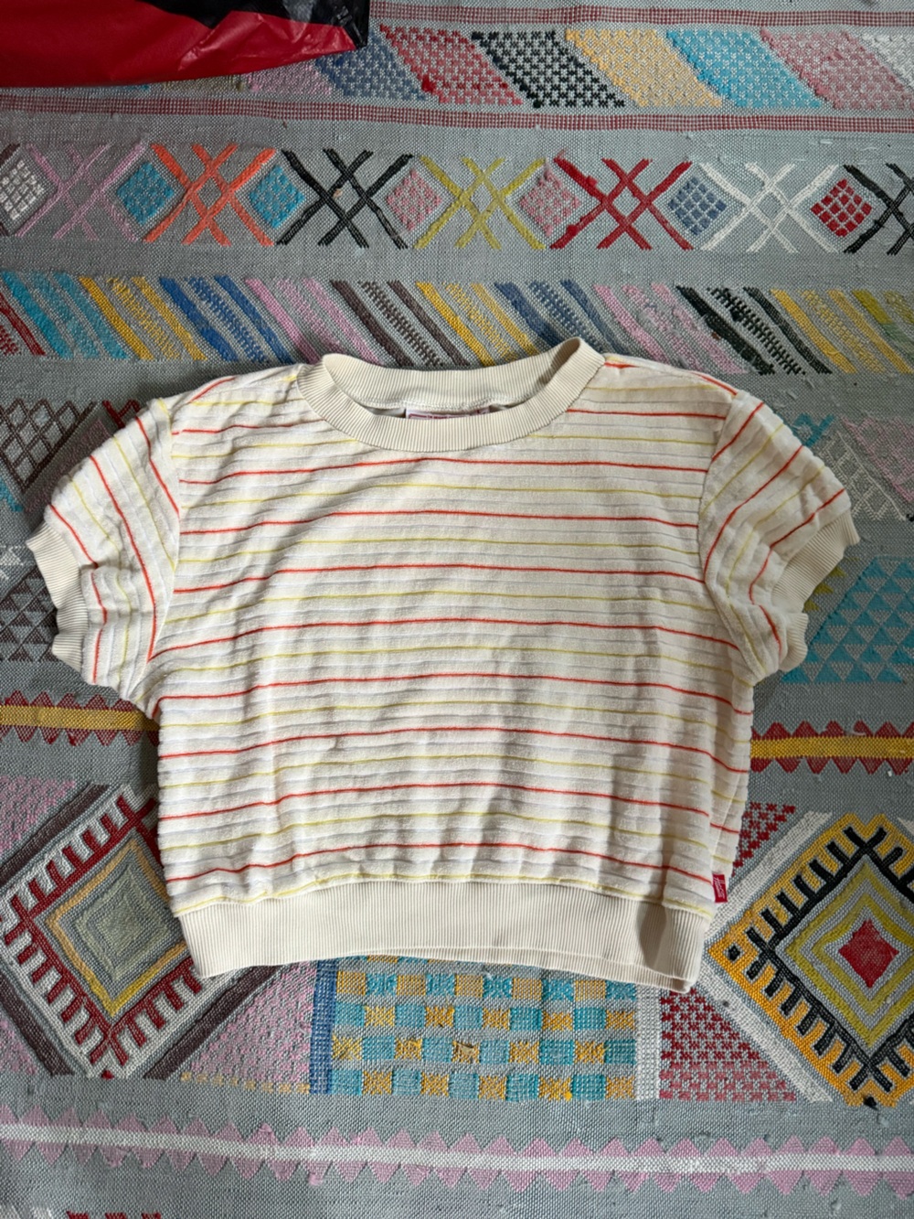Hammies cropped Terry t-shirt - large